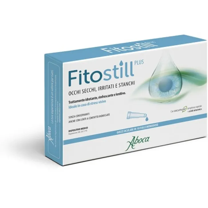 ABOCA SPA Aboca Fitostill Plus Gocce Oculari Protettive Lubrificanti 10 Fiale Hot