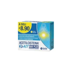 CODEFAR Acetilcistina Nac 600 Plus Act gusto Agrumi 12 bustine - Integratore Alimentare New