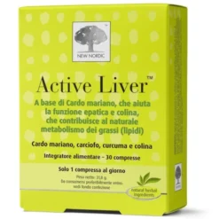 NEW NORDIC Active Liver 60 Compresse - Integratore Epatico