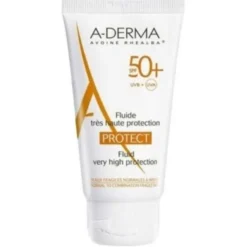 ADERMA (Pierre Fabre It.SpA) A-Derma Protect AD Fluido Solare SPF 50+ Tubo 40 ml New