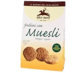 ALCE NERO SpA Alce Nero Frollini con Muesli Biologici 250 grammi Hot