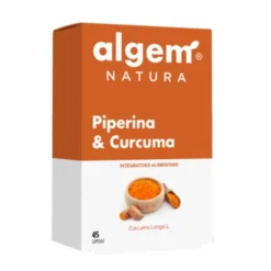 ALGEM NATURA Srl Algem Piperina & Curcuma 45 Capsule - Integratore Antiossidante Outlet