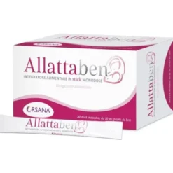 ORSANA ITALIA Srl Allattaben 20 Stick Monodose - Integratore Donna in Gravidanza e in Allattamento New