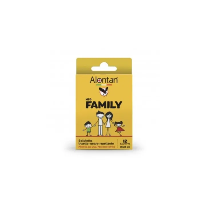 PIETRASANTA PHARMA SpA Alontan Neo Family Salviette 12 Pezzi