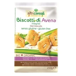 HEALTION Srl SOCIETA' BENEFIT AltriCereali Biscotti Avena Senza Glutine 250 grammi Outlet