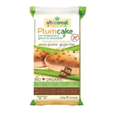 HEALTION Srl SOCIETA' BENEFIT AltriCereali Plumcake con Amaranto e Cioccolato Senza Glutine 180 grammi Outlet