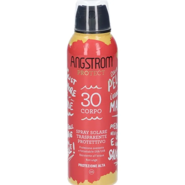 PERRIGO ITALIA Srl Angstrom Spray Solare Trasparente SPF30 200 ml New