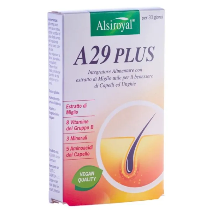DR CAGNOLA A29 Plus 30 capsule - Integratore Benessere Capelli e Unghie Best