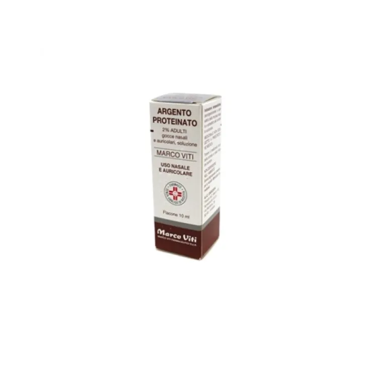 MARCO VITI FARMACEUTICI SpA Argento Proteinato Viti 2% Adulti Decongestionante Gocce 10 ml Clearance