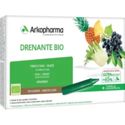 ARKOFARM Srl Arkofluidi Drenante Bio 20 Fiale - Integratore contro la Cellulite Discount