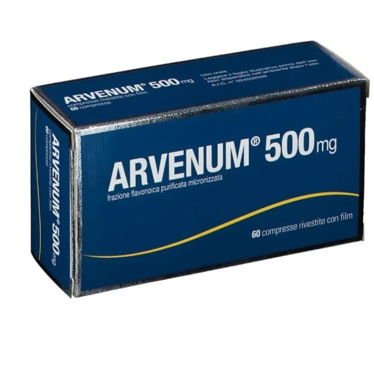 STRODER Arvenum 500 mg 60 Compresse Rivestite per Insufficienza Venosa Sale