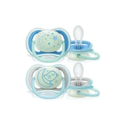 PHILIPS SpA Avent Succhietto Notte in Silicone 0-6 Mesi 2 Pezzi Clearance