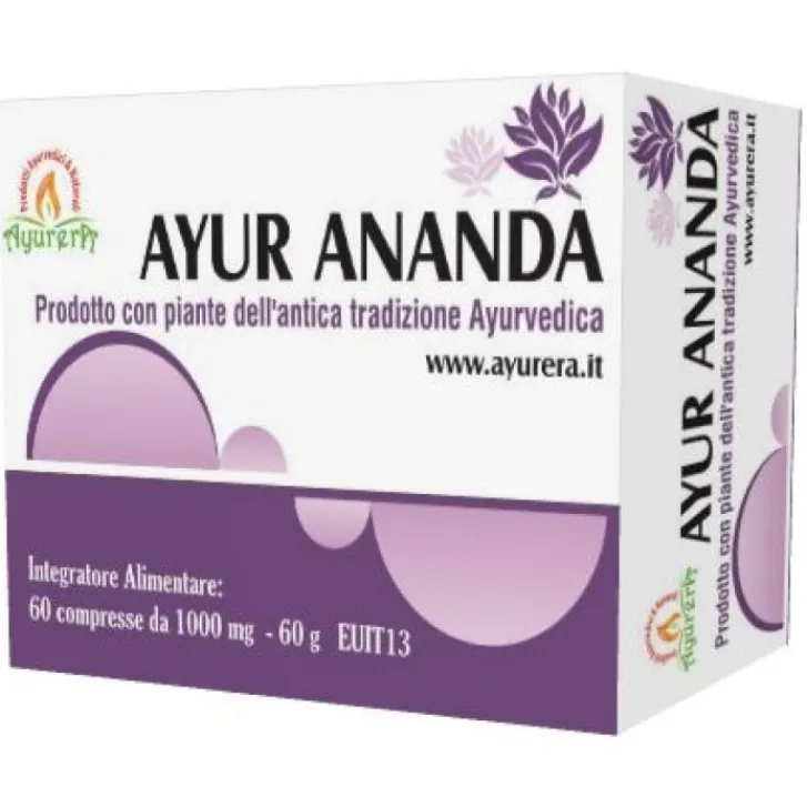 BLISS AYURVEDA Ayur Ananda 60 Compresse - Integratore Alimentare Online