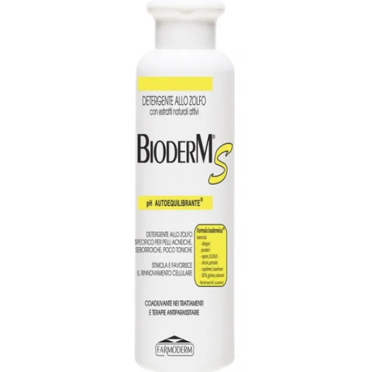 FARMODERM Bioderm S Antiacne 250 ml Clearance
