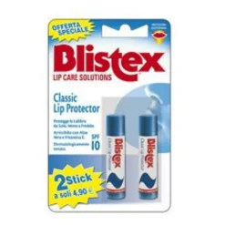PRODOTTI FMC Blistex Classic Lip Protector SPF 10 Balsamo Labbra 2 Stick