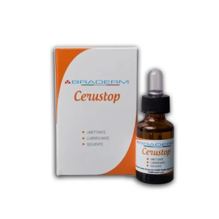 BRADERM Srl Braderm Cerustop 15 ml - Trattamento dei Tappi di Cerume Best