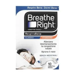 EFAS Breathe Right Cerotti Classici Standard Decongestionanti 10 pezzi Clearance