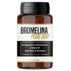 D.B.S. FARMA ITALIA Srl Bromelina Plus 500 60 capsule - Integratore Benessere Microcircolo e Drenante Clearance