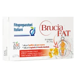 BIODUE SpA Brucia Fat 30 Compresse - Integratore Controllo del Peso Sale