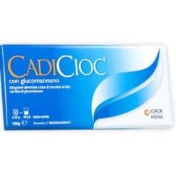 CADI GROUP Cadicioc Tavoletta di Cioccolato al Latte con Glucomannano 100 grammi Hot