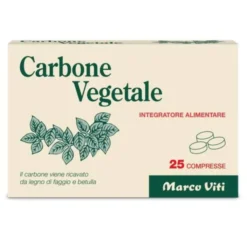 MARCO VITI SPA Carbone Vegetale Viti 25 Compresse - Integratore Alimentare