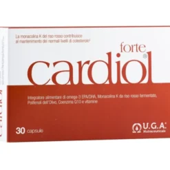 UGA Cardiol Forte 30 Capsule Molli - Integratore per il Colesterolo Sale