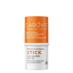 MEDA PHARMA SpA Carovit Solare Stick Trasparente per le Zone Sensibili SPF30 4 ml Hot