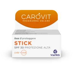 MEDA PHARMA SpA Carovit Solare Stick Trasparente per le Zone Sensibili SPF30 4 ml Hot