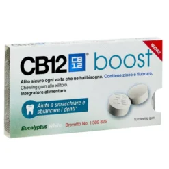 COMIFAR Cb12 Boost Alito Cattivo 10 Gomme Masticabili Eucalipto Bianco New
