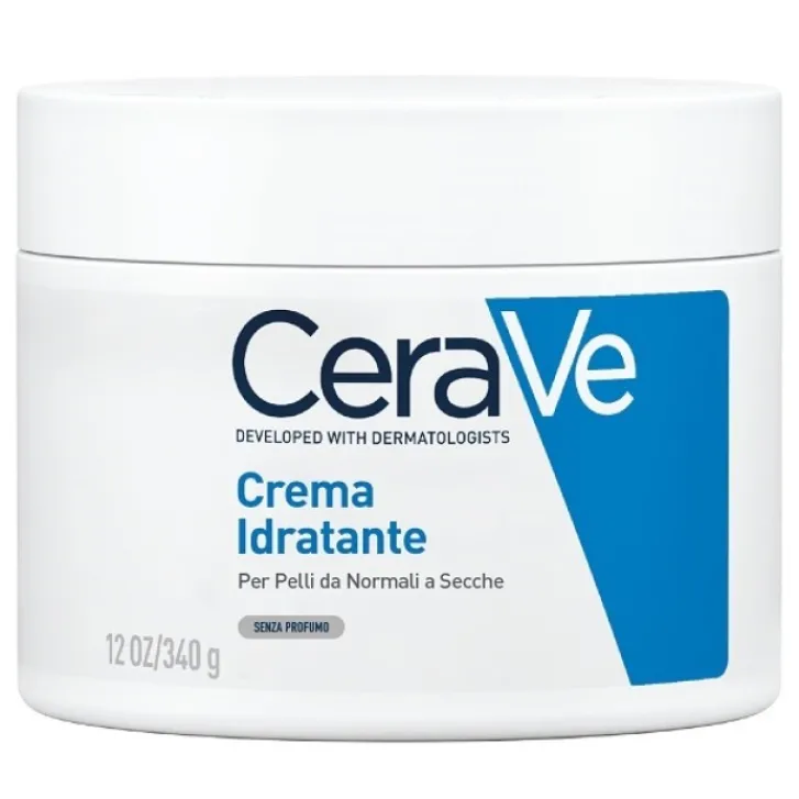 L'OREAL CERAVE CeraVe Crema Idratante Viso e Corpo Pelle Secca a Molto Secca 340 grammi
