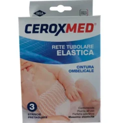 NOVA ARGENTIA Srl IND. FARM Ceroxmed Rete Tubolare Elastica Cintura Ombelicale 3 Strisce Pretagliate Outlet
