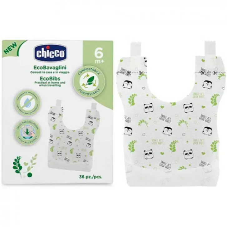 ARTSANA CHICCO Chicco Bavaglini Monouso Compostabili 36 Pezzi Clearance