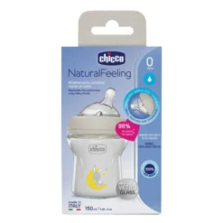 ARTSANA CHICCO Chicco Biberon Natural Feeling Vetro 0m+ 150 ml Discount