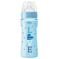 CHICCO (ARTSANA SpA) Chicco Biberon WB Colorato in Silicone Boy 330 ml Discount