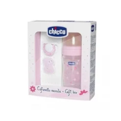 CHICCO (ARTSANA SpA) Chicco Cofanetto Nascita Biberon Benessere Rosa per Bambina