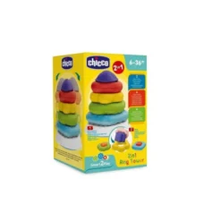 ARTSANA CHICCO Chicco Gioco 2 in 1 Torre Anelli Hot