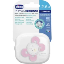 CHICCO (ARTSANA SpA) Chicco Physio Comfort Succhietto Silicone Girl 0 - 6 mesi Discount