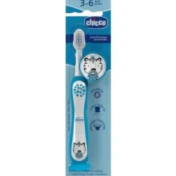 ARTSANA CHICCO Chicco Spazzolino Azzurro Tigre 3-6 anni 1 pezzo New
