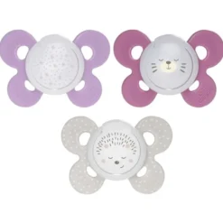 ARTSANA CHICCO Chicco Succhietto Physio Comfort Lumi Silicone 16 - 36 mesi 2 Pezzi Outlet