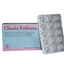 ABBATE GUALTIERO Clinnix Foliferro 30 Compresse - Integratore Alimentare Sale