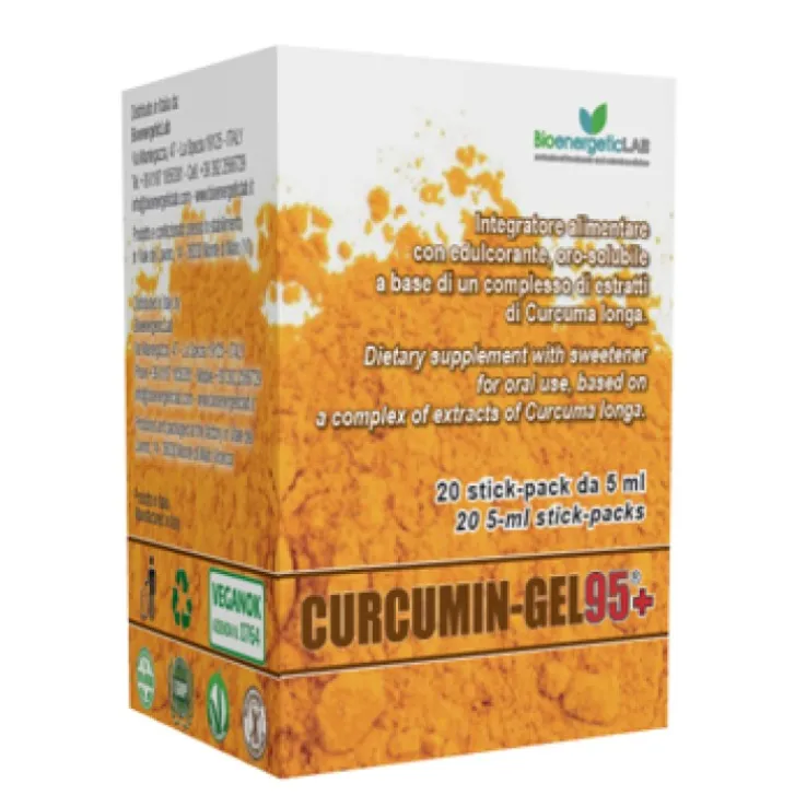 BIOENERGETIC LAB Curcumin Gel 95 20 Bustine - Integratore Antiossidante Online