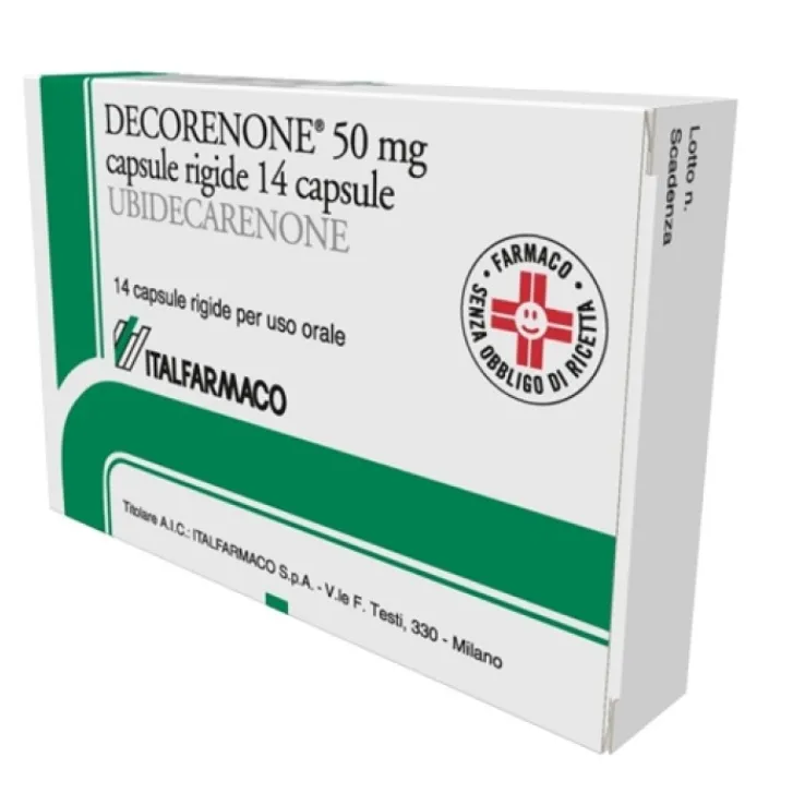 ITALFARMACO SpA Decorenone 50 mg 14 Capsule - Integratore Alimentare New