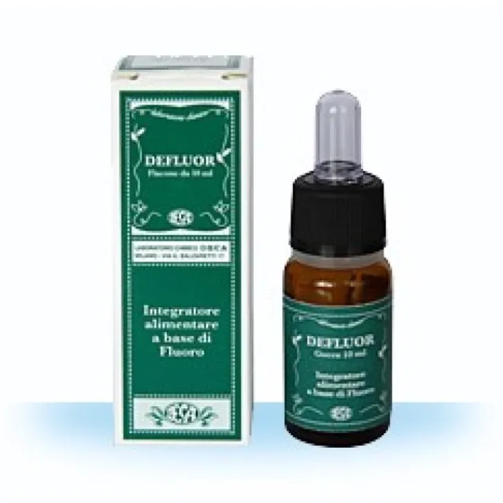 DECA LABORATORIO CHIMICO Srl Defluor Gocce 10 ml - Integratore Alimentare Sale