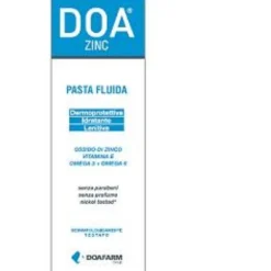 DOAFARM DOA Zinc Pasta Fluida Ossido di Zinco 10% 75 ml Clearance