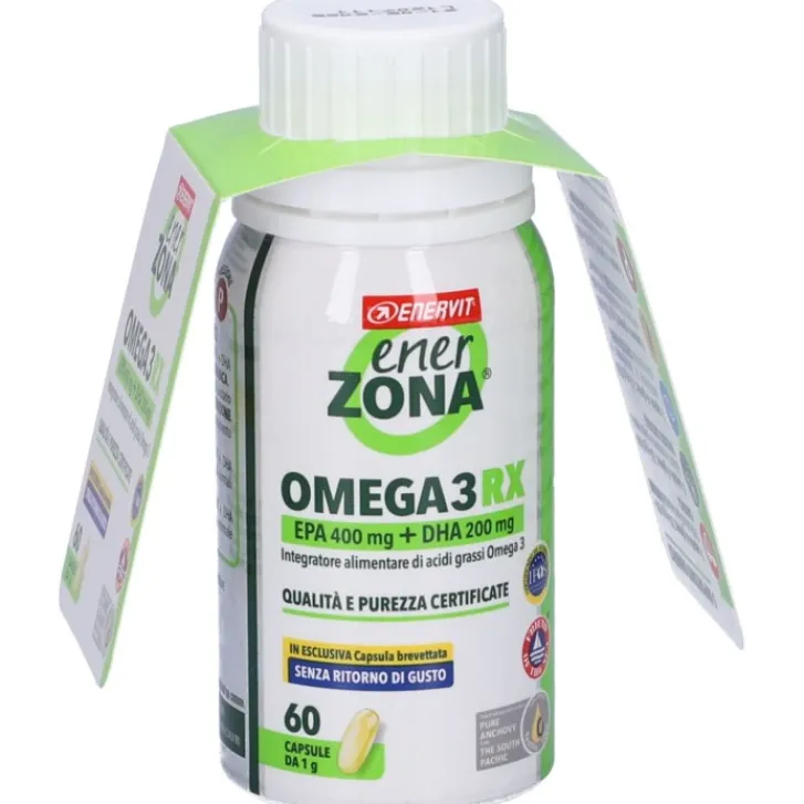 ENERVIT SpA Enerzona Omega 3 Rx 60 capsule - Integratore Acidi Grassi Omega 3 Sale
