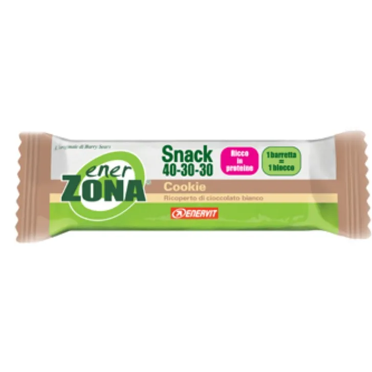 ENERVIT SpA Enerzona Snack Barretta Energetica Cookie Mela Verde 25 grammi Best
