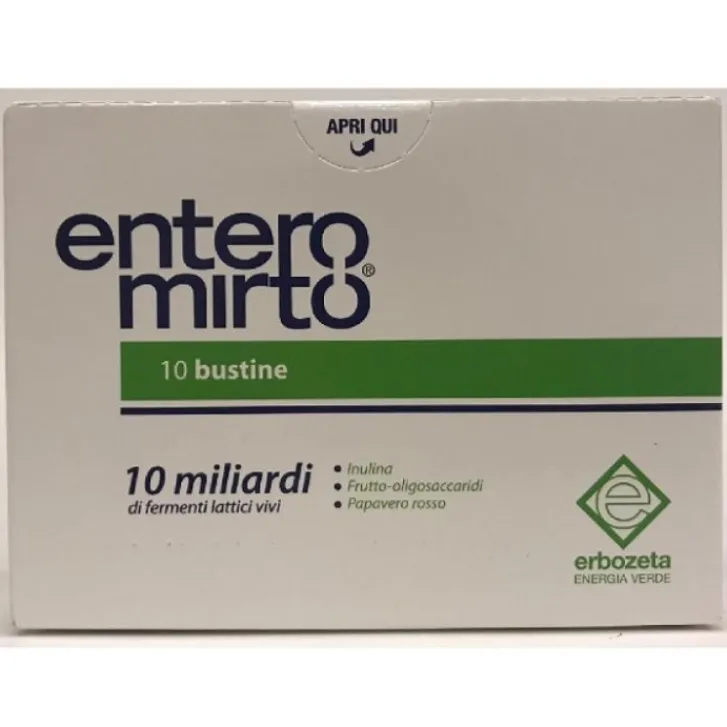 ERBOZETA ELP Entero Mirto 10 Bustine - Integratore Fermenti Lattici Best