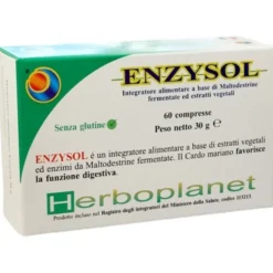 HERBOPLANET Enzysol 60 Compresse - Integratore Alimentare Outlet