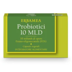 ERBAMEA Srl Erbamea Probiotici 10 Miliardi 24 Capsule - Integratore Alimentare Outlet
