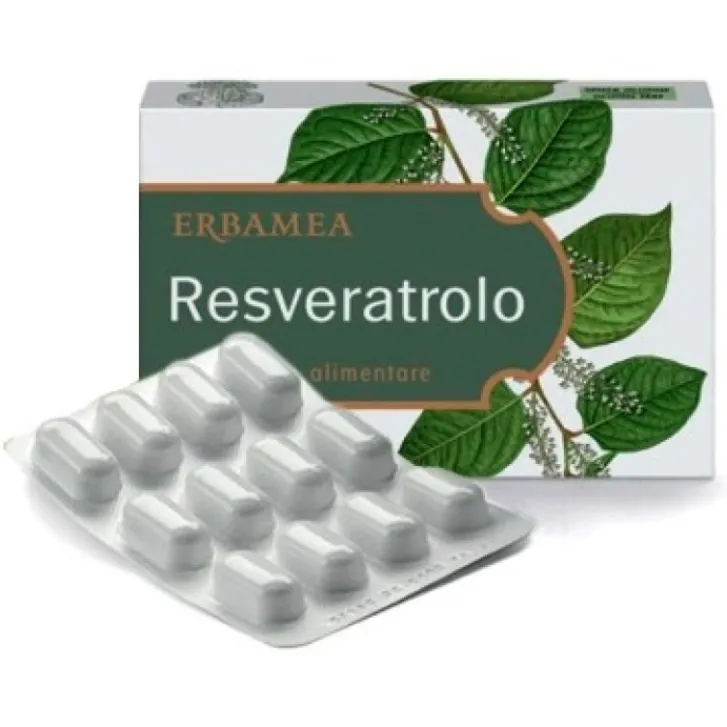 ERBAMEA Srl Erbamea Resveratrolo 24 capsule - Integratore Benessere Apparato Cardiovascolare Discount